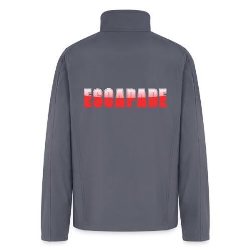 ESCAPADE Bold Typography Graphic Design - Men’s Soft Shell Jacket