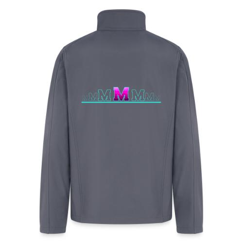 Letter M – Capital Varsity Alphabet Monogram - Men’s Soft Shell Jacket