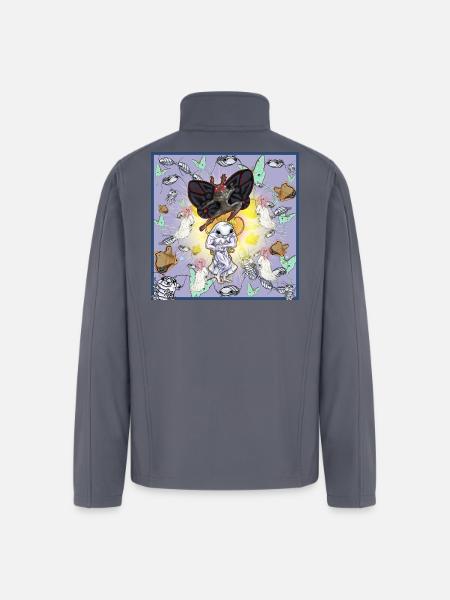 Mothman & Isobod - Men’s Soft Shell Jacket - gray