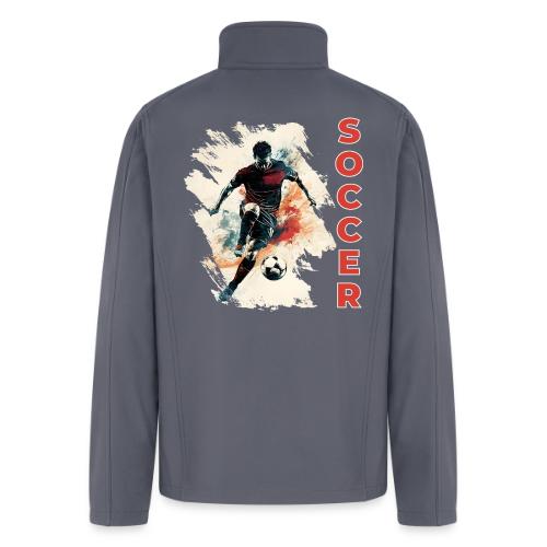 Soccer Blaze - Men’s Soft Shell Jacket