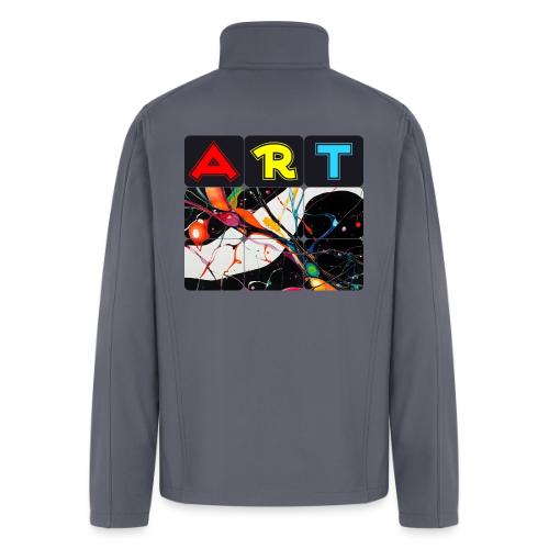 Art in Motion: Color Unleashed - Men’s Soft Shell Jacket