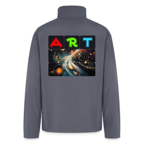Swirls of Colorful Art - Men’s Soft Shell Jacket