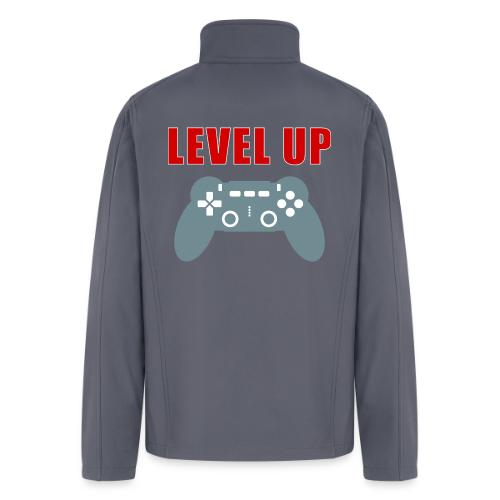 Level Up Gamer Controller Apparel - Men’s Soft Shell Jacket