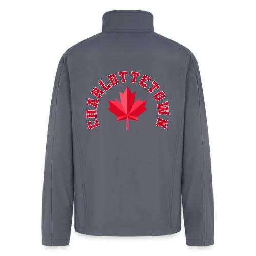 Charlottetown with maple leaf - Men’s Soft Shell Jacket