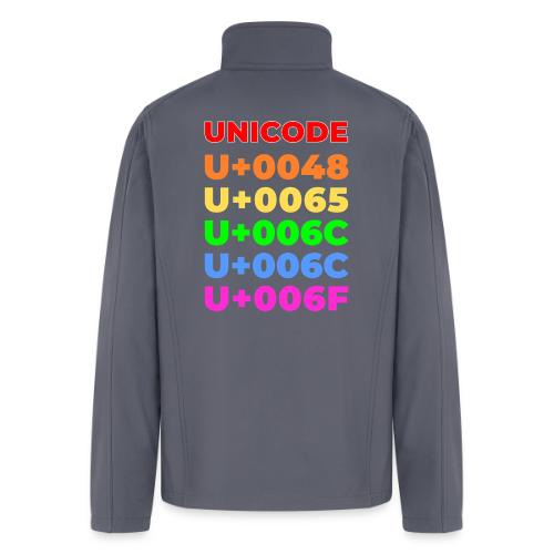 Hello, in unicode - Men’s Soft Shell Jacket