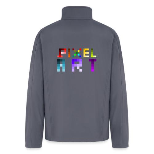 Pixel Art Spectrum - Men’s Soft Shell Jacket