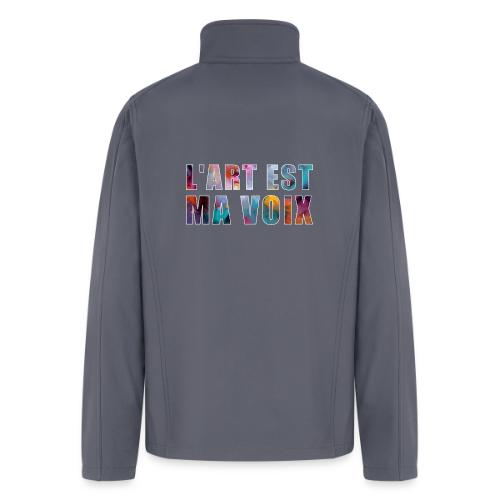 Art is my voice - Men’s Soft Shell Jacket