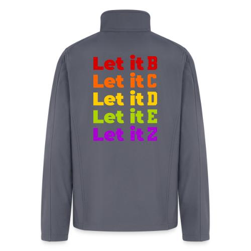 Let It Be Alphabetical - Men’s Soft Shell Jacket