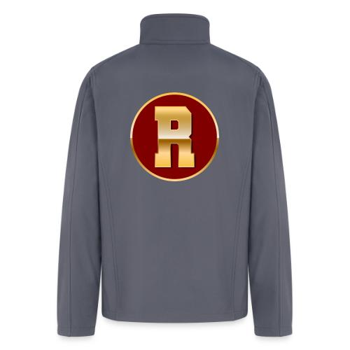 Letter R – Capital Varsity Alphabet Monogram - Men’s Soft Shell Jacket