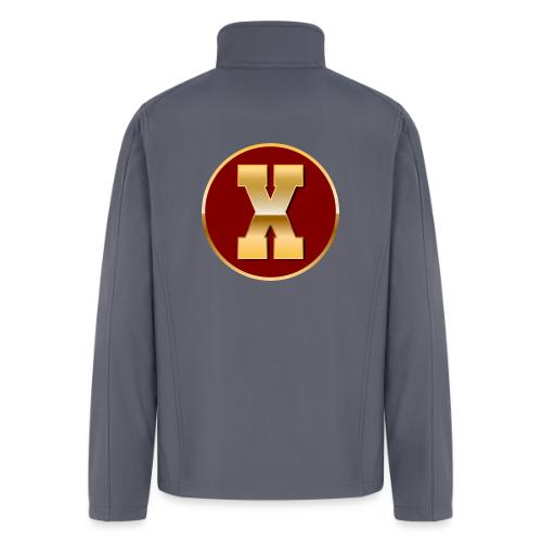 Letter X – Capital Varsity Alphabet Monogram - Men’s Soft Shell Jacket