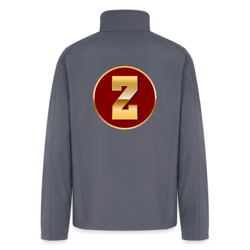 Letter Z – Capital Varsity Alphabet Monogram - Men’s Soft Shell Jacket