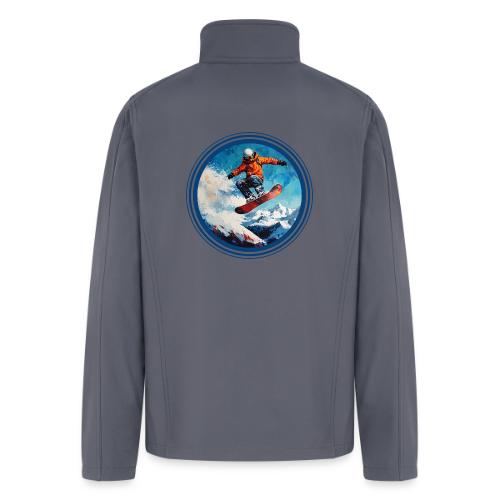Snowboarding Vibes - Men’s Soft Shell Jacket
