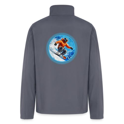 Snowboarding Motion - Men’s Soft Shell Jacket