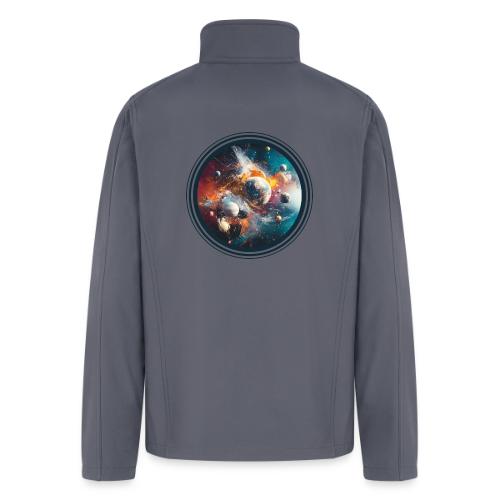 Planets in Acrylic Dreams - Men’s Soft Shell Jacket