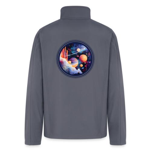 Floating Planetscape - Men’s Soft Shell Jacket