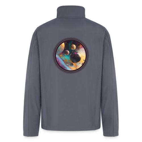 Planets in the Abstract - Men’s Soft Shell Jacket