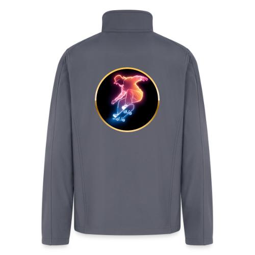 Skateboarding: Golden Trick Rider - Men’s Soft Shell Jacket