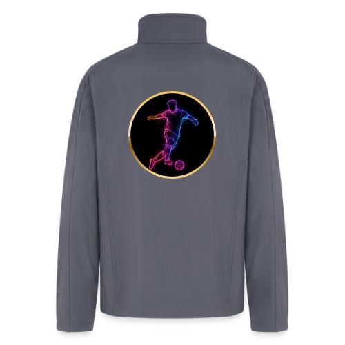 Neon Soccer Flow - Men’s Soft Shell Jacket