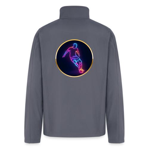 Soccer: Neon Golden Goal - Men’s Soft Shell Jacket