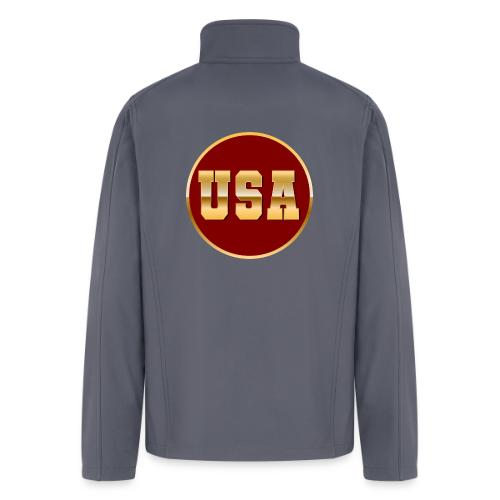 Golden USA Seal - Men’s Soft Shell Jacket