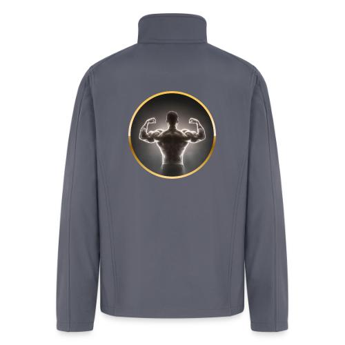 Bodybuilding: Neon Strength Frame - Men’s Soft Shell Jacket
