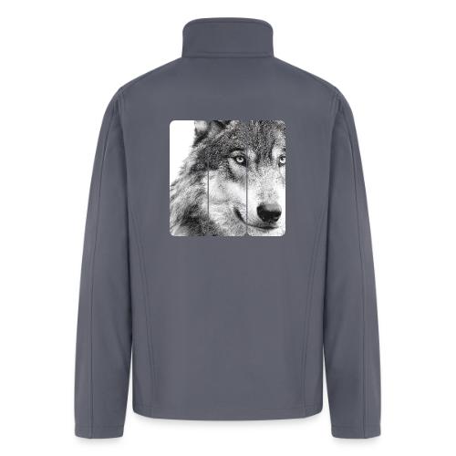 Wolf Face Triptych: Silent Alpha - Men’s Soft Shell Jacket