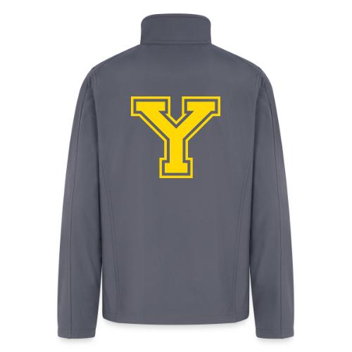 Letter Y – Capital Athletic Alphabet Monogram - Men’s Soft Shell Jacket