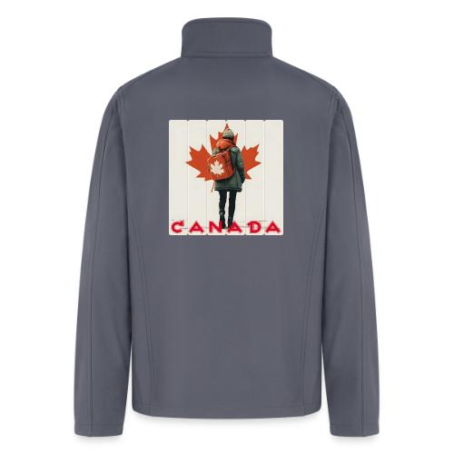 Canada: Proud Canadian Woman - Men’s Soft Shell Jacket