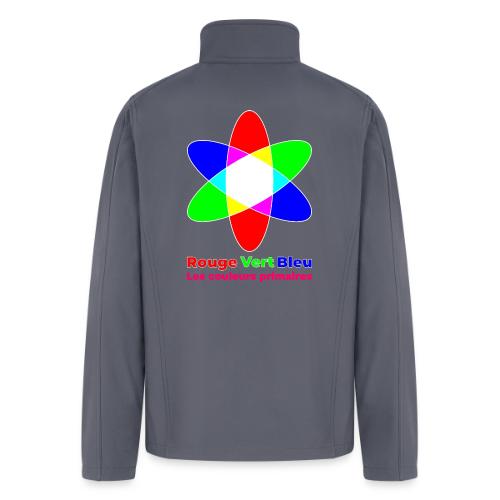 RGB Primary Colors - Men’s Soft Shell Jacket