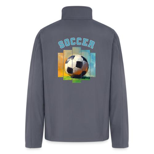 Soccer Ball Vibes - Men’s Soft Shell Jacket