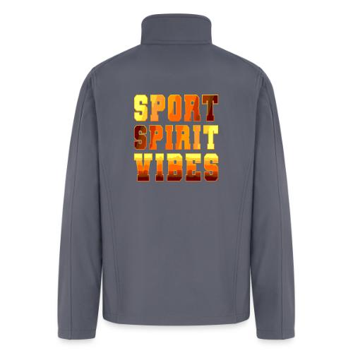 Sport Spirit Vibes Gradient - Men’s Soft Shell Jacket