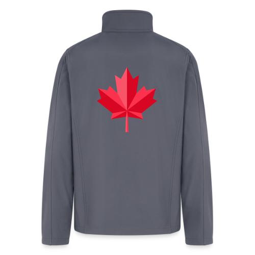 Canadian red maple leaf - Men’s Soft Shell Jacket
