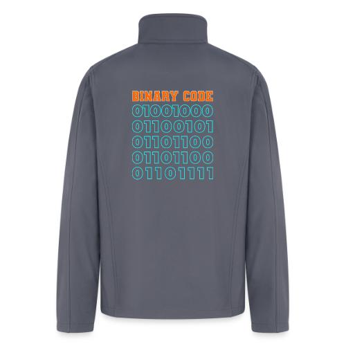 Say Hello in Binary code - Men’s Soft Shell Jacket
