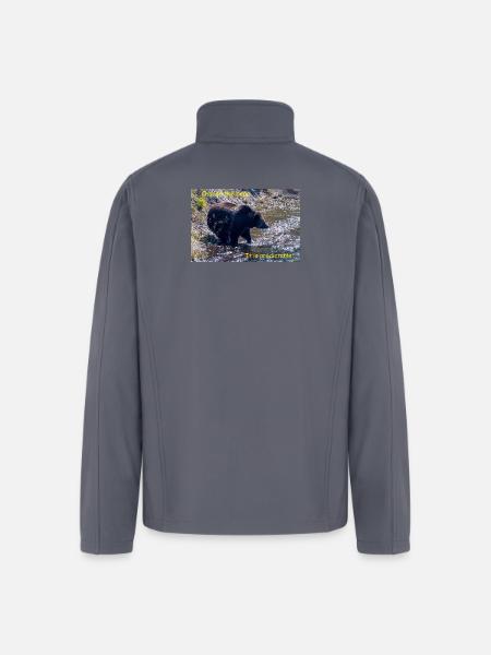 Choose The Bear - Men’s Soft Shell Jacket - gray