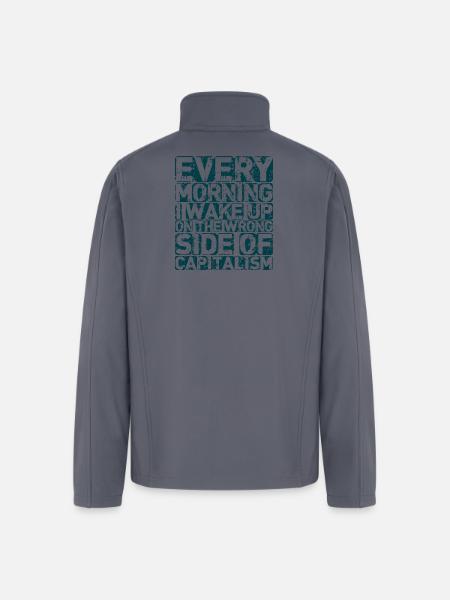 The Wrong Side - Men’s Soft Shell Jacket - gray