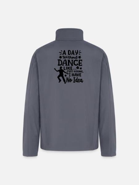 Dance Dancer Dancing - Men’s Soft Shell Jacket - gray