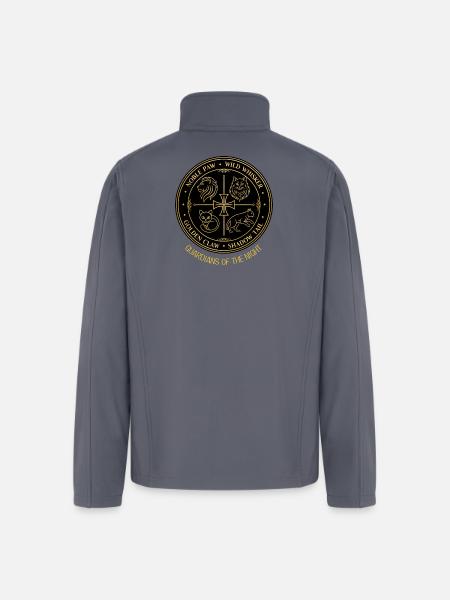 Guardians of the Night Crest - Men’s Soft Shell Jacket - gray
