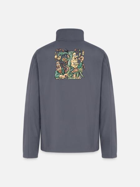 Mutation - Men’s Soft Shell Jacket - gray