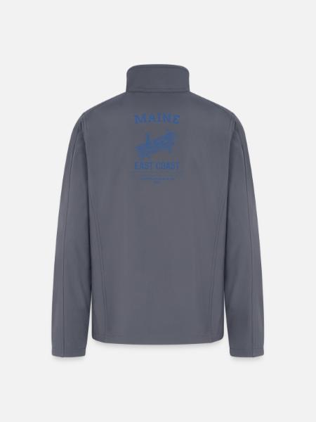east_coast_boothbay - Men’s Soft Shell Jacket - gray