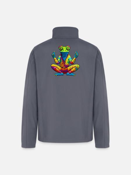 Chameleon Yoga - Men’s Soft Shell Jacket - gray