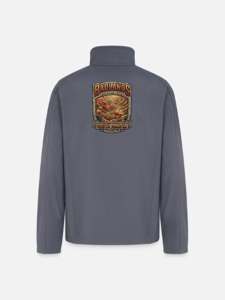 Badlands National Park Tee - Men’s Soft Shell Jacket - gray