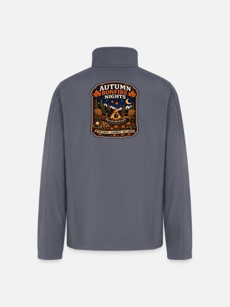 Autumn Bonfire Nights - Men’s Soft Shell Jacket - gray
