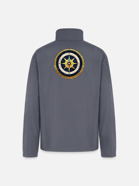 Stellar Golden Compass - Men’s Soft Shell Jacket - gray