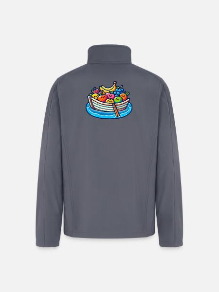 Fruity Boat Adventure - Men’s Soft Shell Jacket - gray