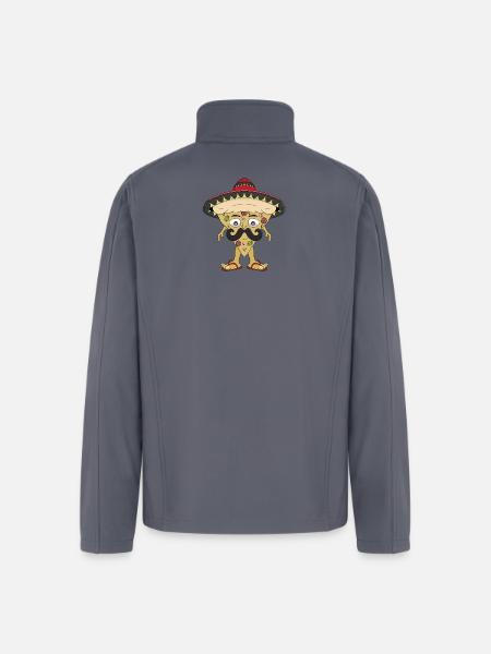 Mexican pizza - Men’s Soft Shell Jacket - gray