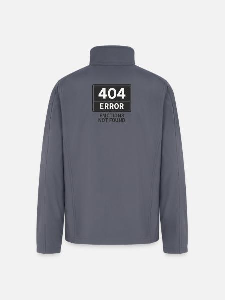 Error Emotions Graphic Tee - Men’s Soft Shell Jacket - gray