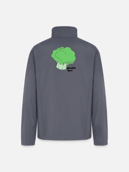 Chubby Bro - Men’s Soft Shell Jacket - gray
