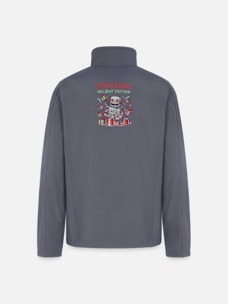 System Overload Holiday - Men’s Soft Shell Jacket - gray