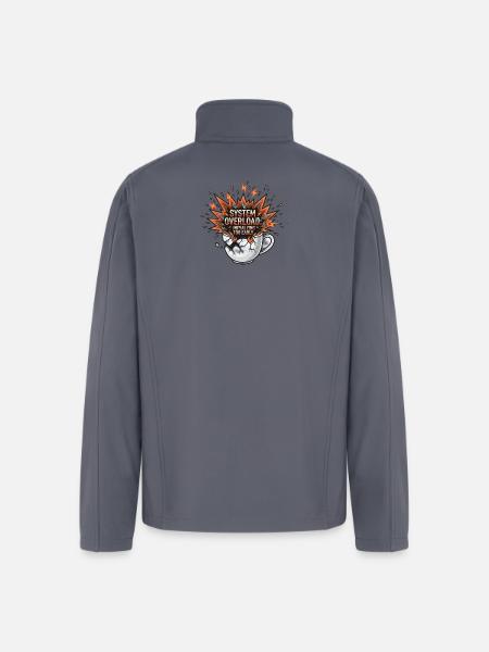 System Overload Initializing Too Early - Men’s Soft Shell Jacket - gray