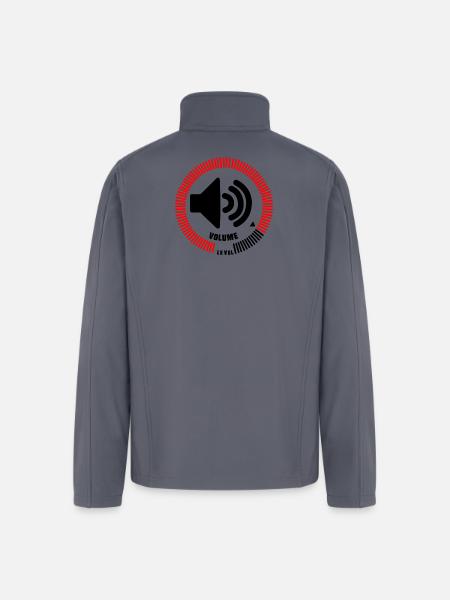 Volume Level - Men’s Soft Shell Jacket - gray
